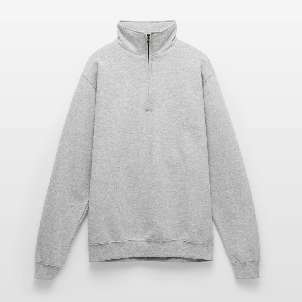 GAME OBSESSION HALF ZIP - heather grey