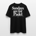 SUNDAYS ARE FOR PADEL TEE - Schwarz