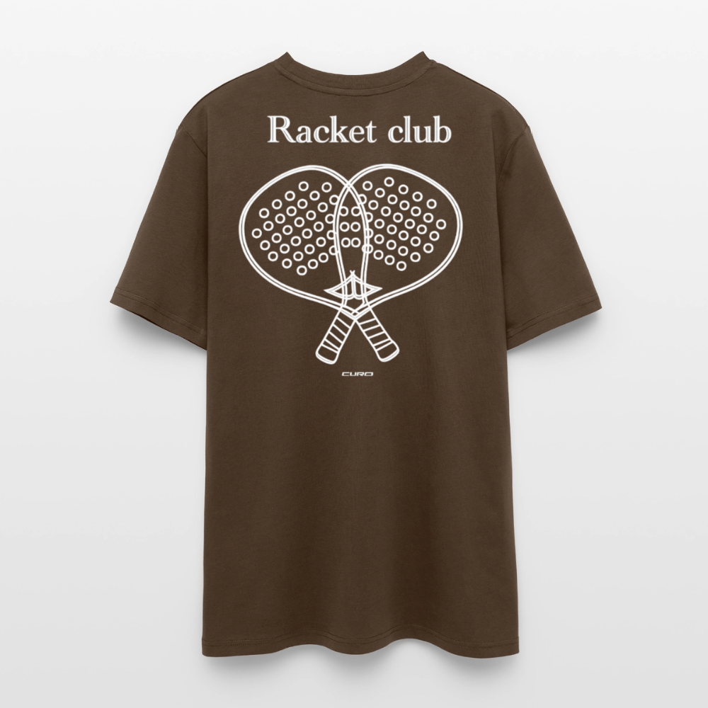 RACKET CLUB REGULAR TEE - mocha