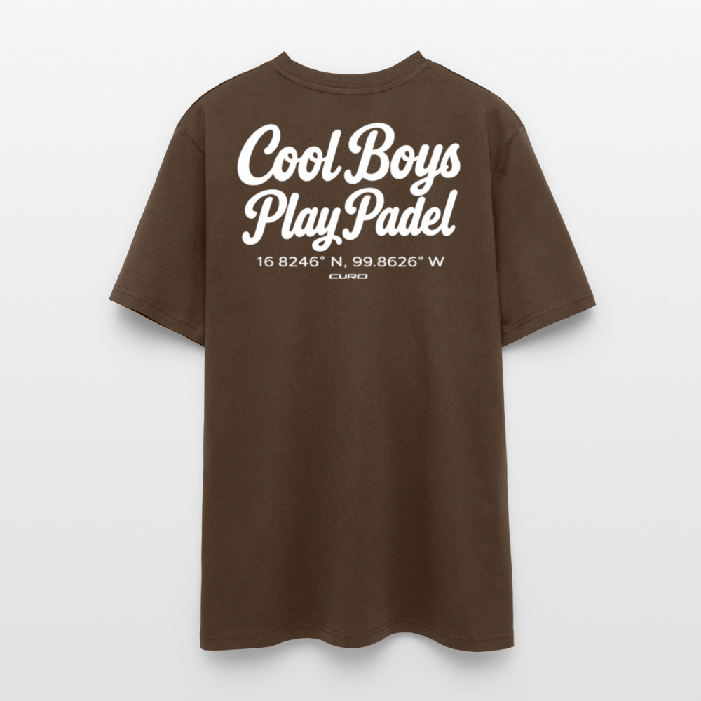COOL BOYS PLAY PADEL REGULAR TEE - mocha