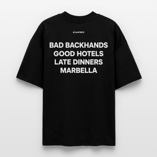 BAD BACKHANDS OVERSIZED TEE - Schwarz