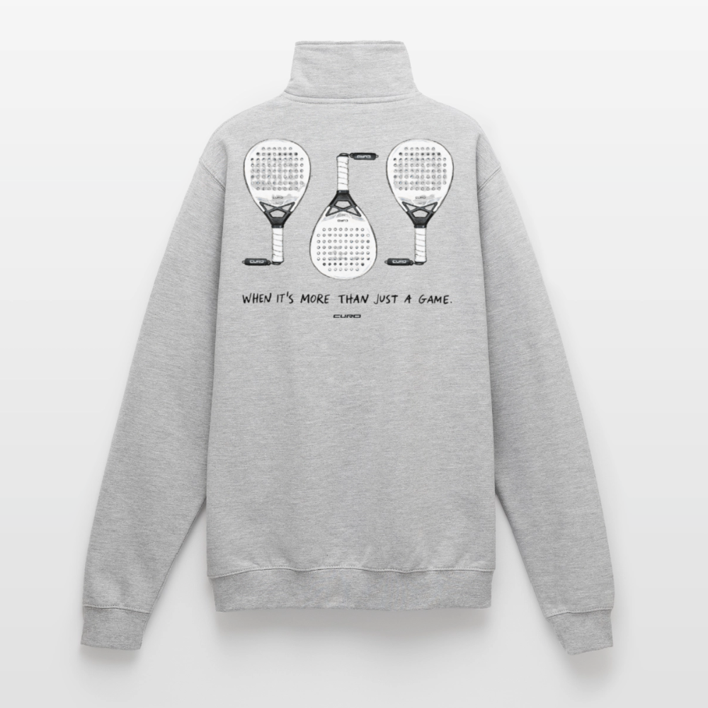 GAME OBSESSION HALF ZIP - heather grey