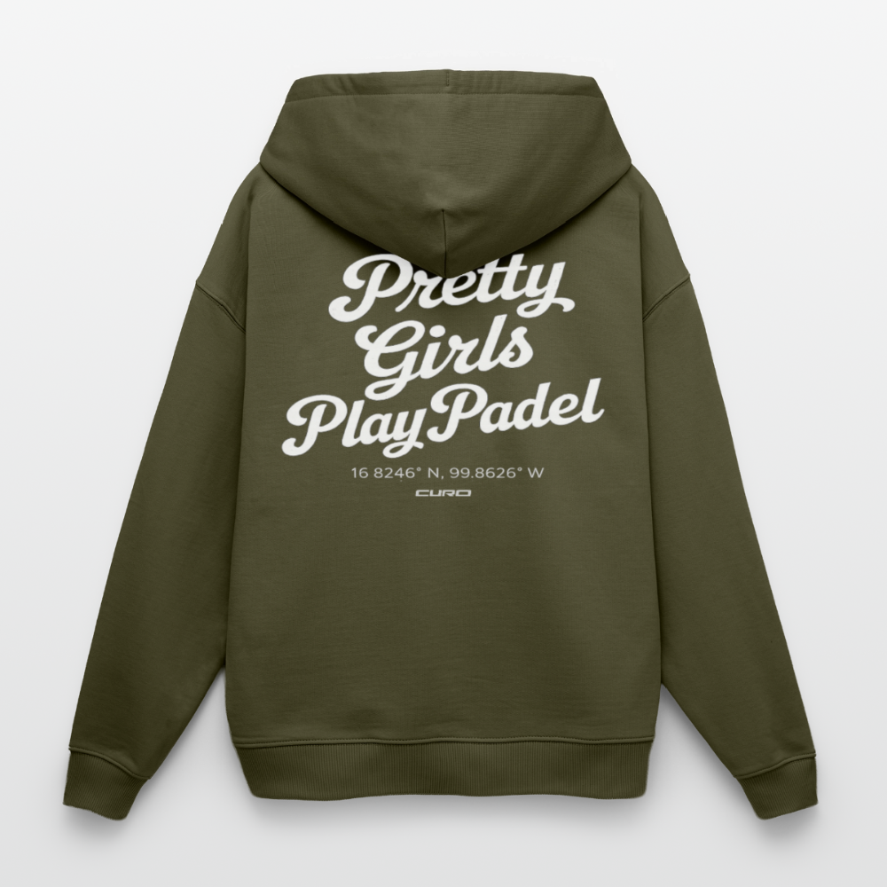 PRETTY GIRLS PLAY PADEL HOODIE - khaki