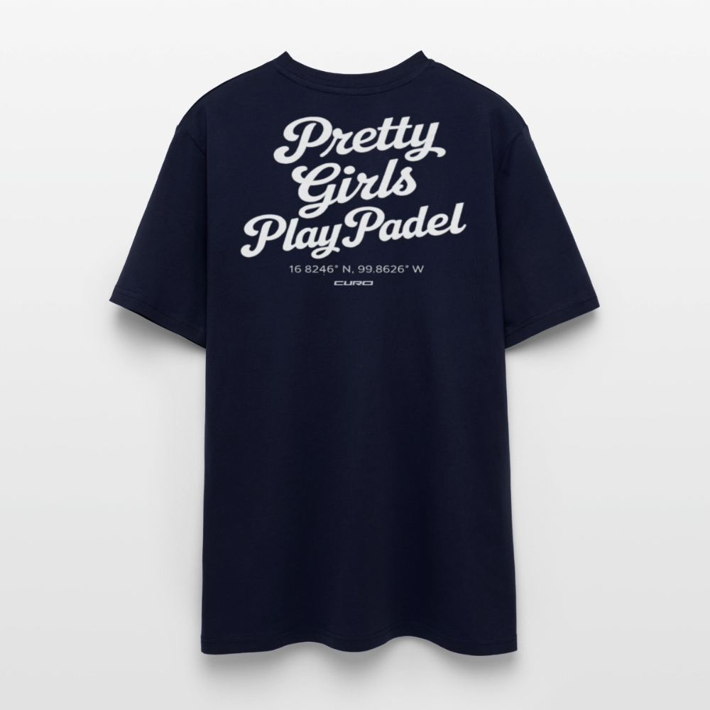 PRETTY GIRLS PLAY PADEL REGULAR TEE - navy
