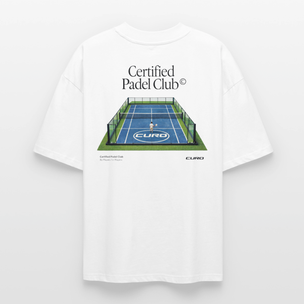 CERTIFIED PADEL CLUB TEE - white