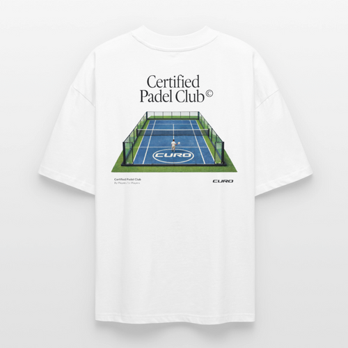 CERTIFIED PADEL CLUB TEE - white