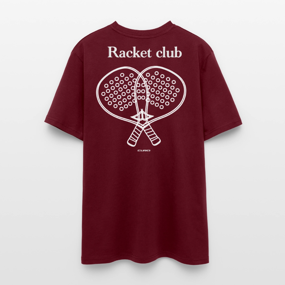 RACKET CLUB REGULAR TEE - burgundy