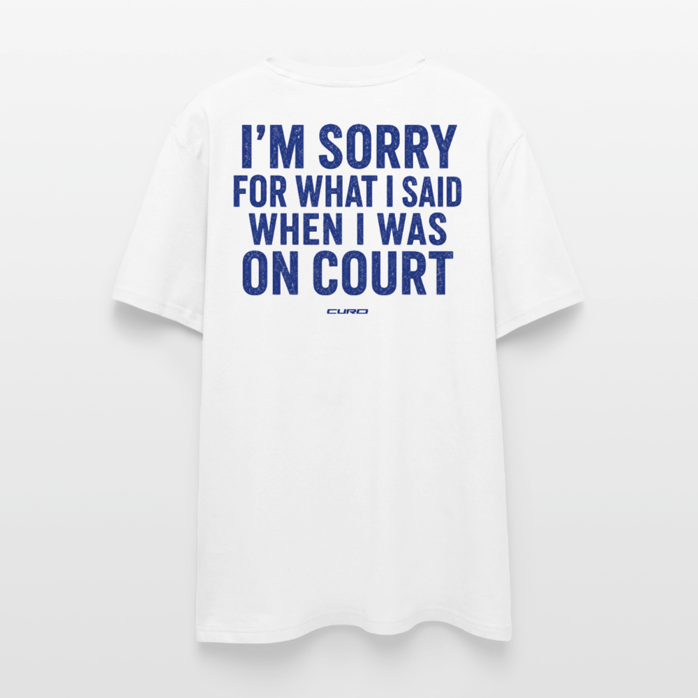 COURT TALK TEE - Weiß