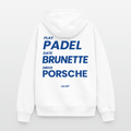 PADEL & BRUNETTES OVERSIZED HOODIE - Weiß