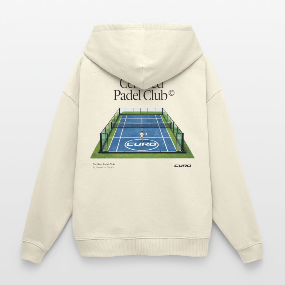 CERTIFIED PADEL CLUB HOODIE - soft Ecru