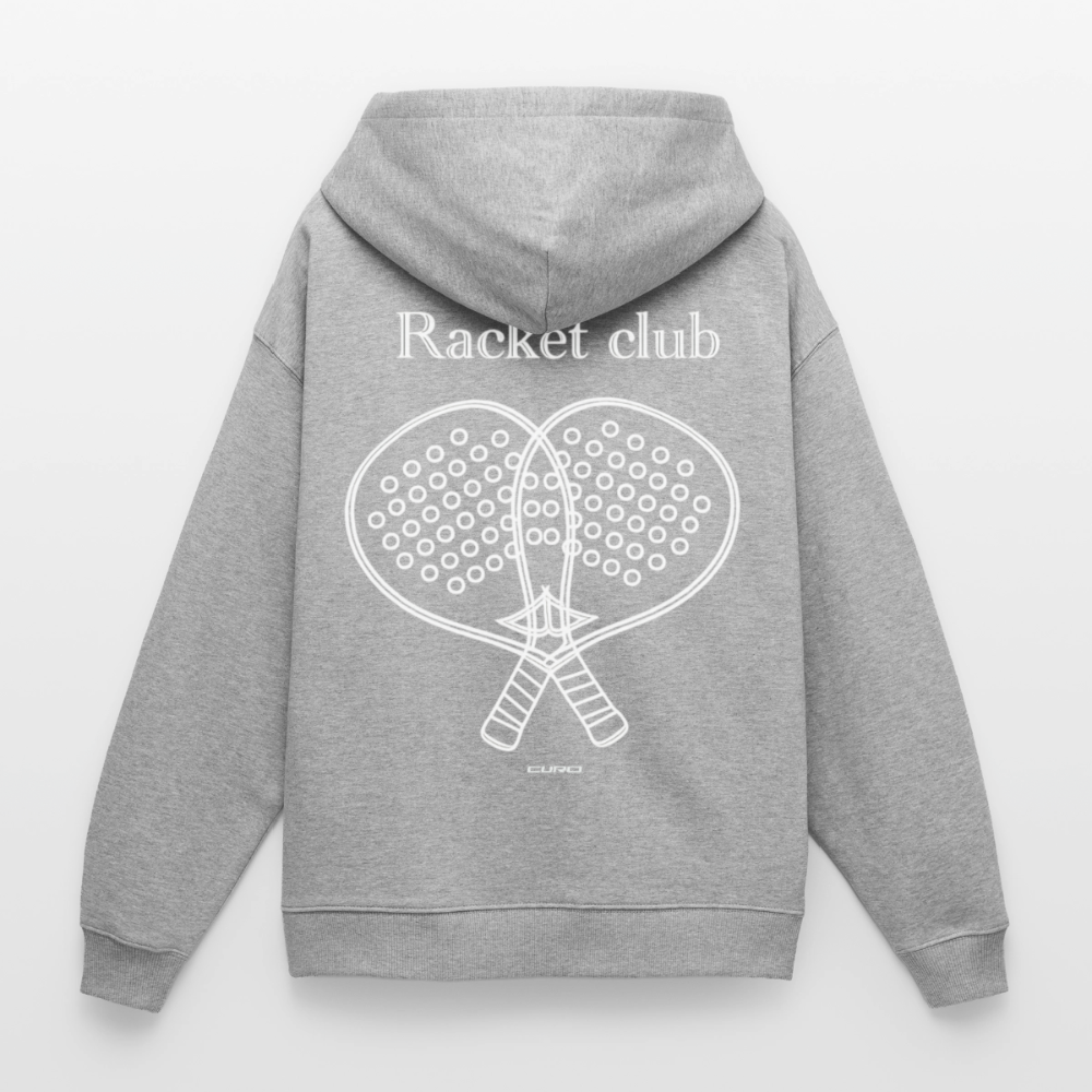 RACKET CLUB HOODIE - heather grey