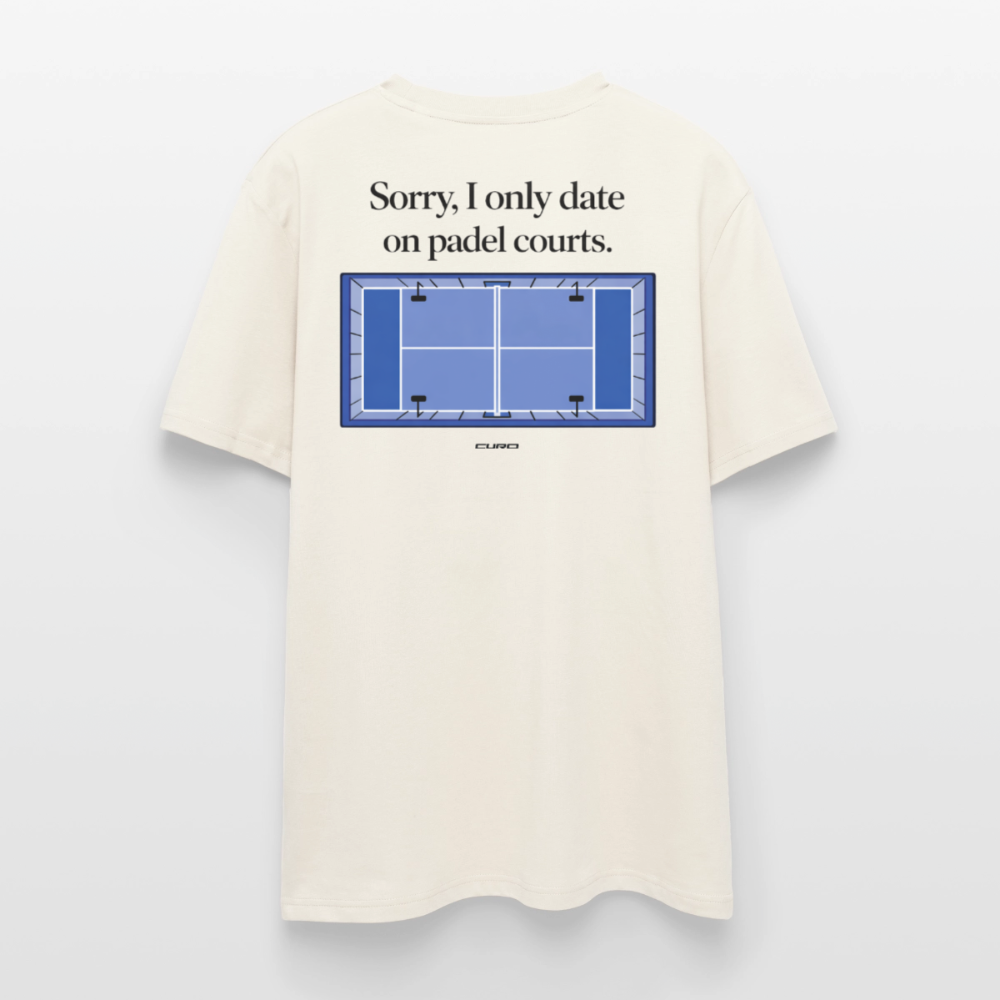 PADEL CRUSH REGULAR TEE - natural white