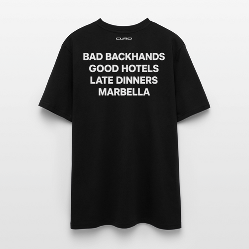 BAD BACKHANDS TEE - Schwarz
