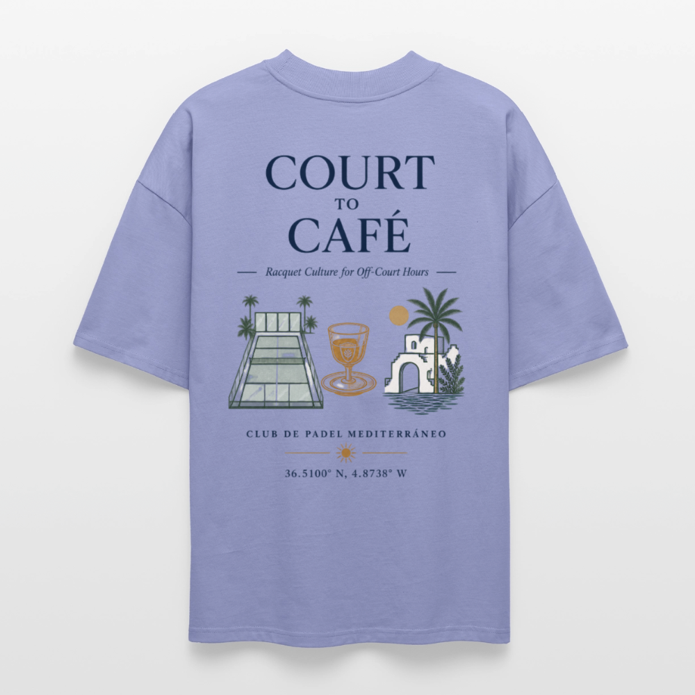 COURT TO CAFE OVERSIZED TEE - Violett