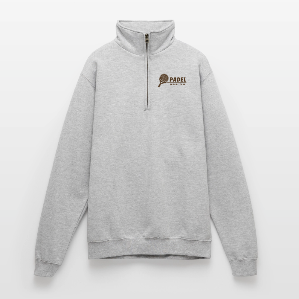 PADEL SPORTS CLUB HALF ZIP - heather grey