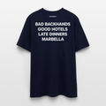 BAD BACKHANDS TEE - Navy