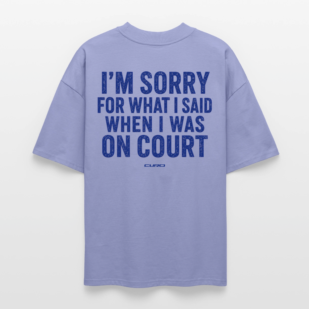 COURT TALK OVERSIZED TEE - Violett