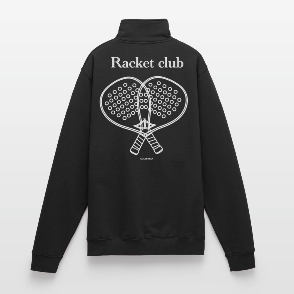RACKET CLUB HALF ZIP - black
