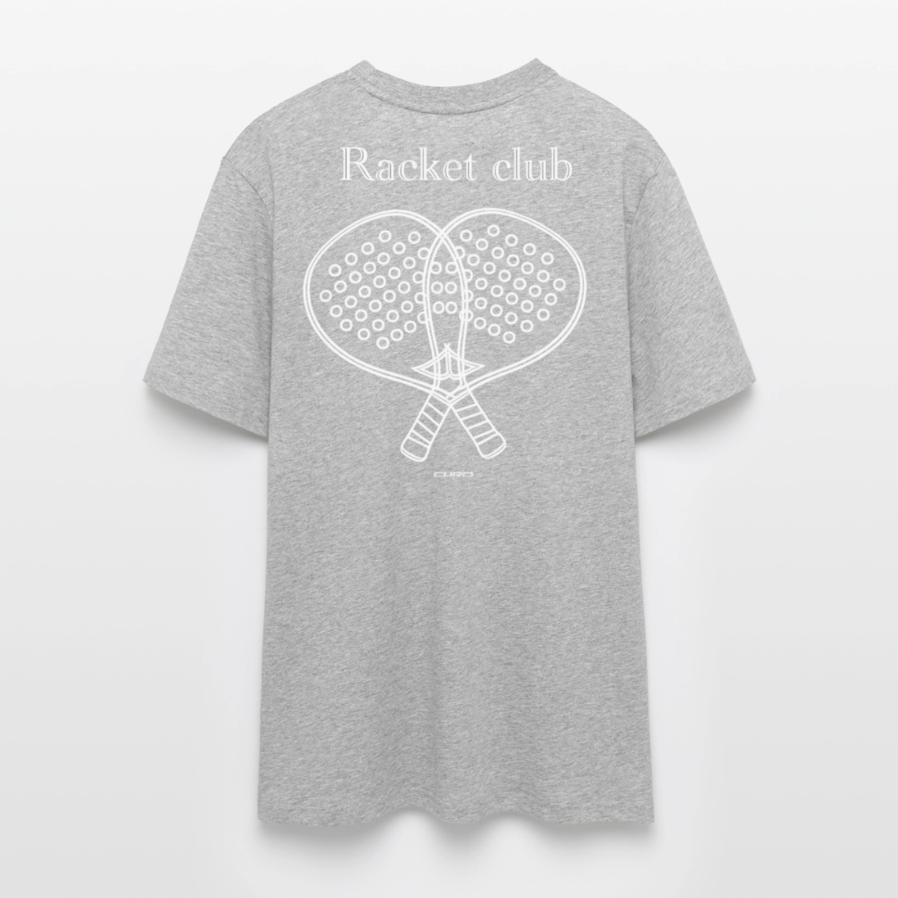 RACKET CLUB REGULAR TEE - heather grey
