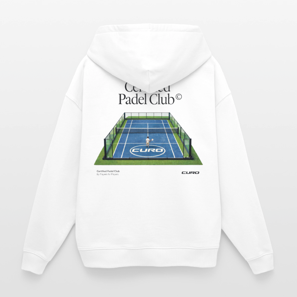 CERTIFIED PADEL CLUB HOODIE - white