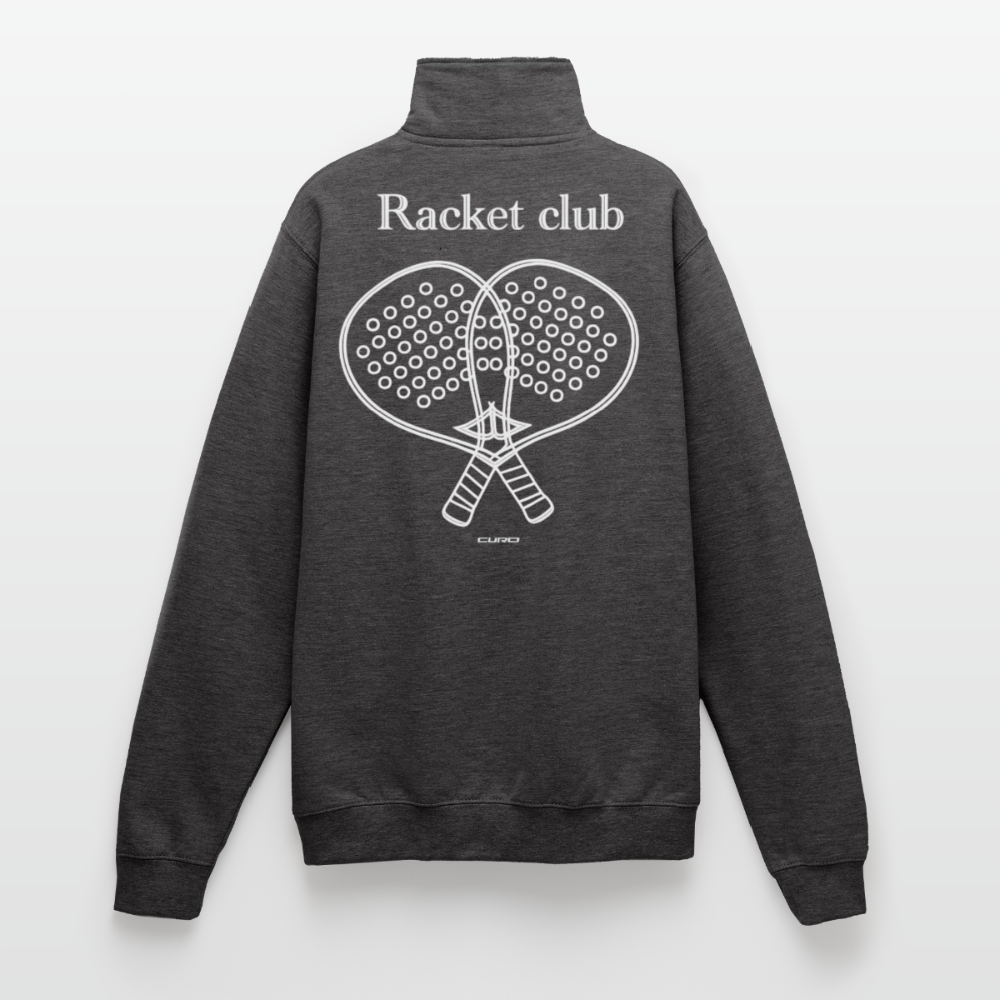 RACKET CLUB HALF ZIP - charcoal grey