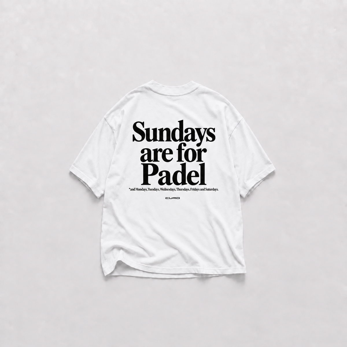 SUNDAYS ARE FOR PADEL OVERSIZED TEE