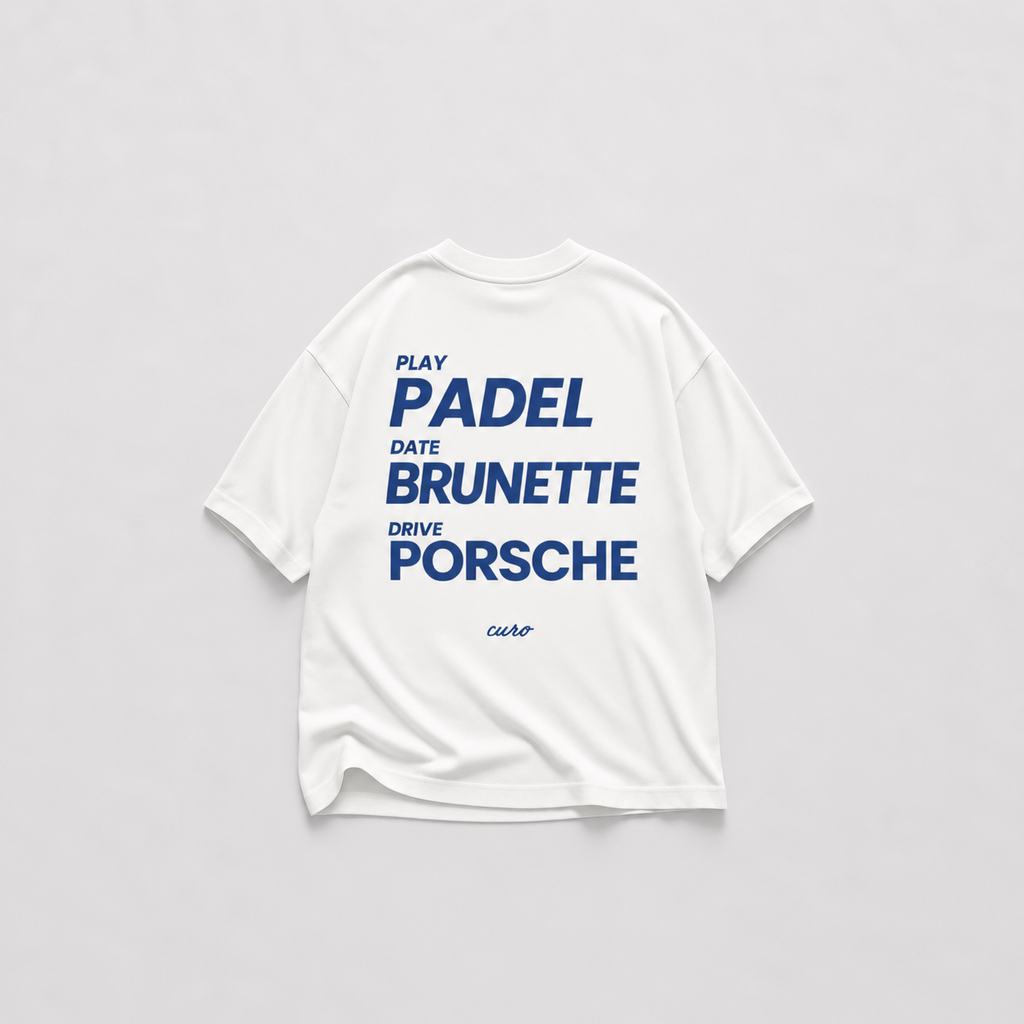 PADEL & BRUNETTES OVERSIZED TEE