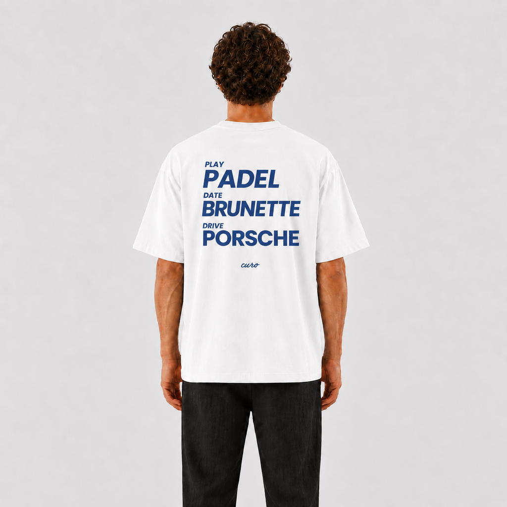 PADEL & BRUNETTES OVERSIZED TEE