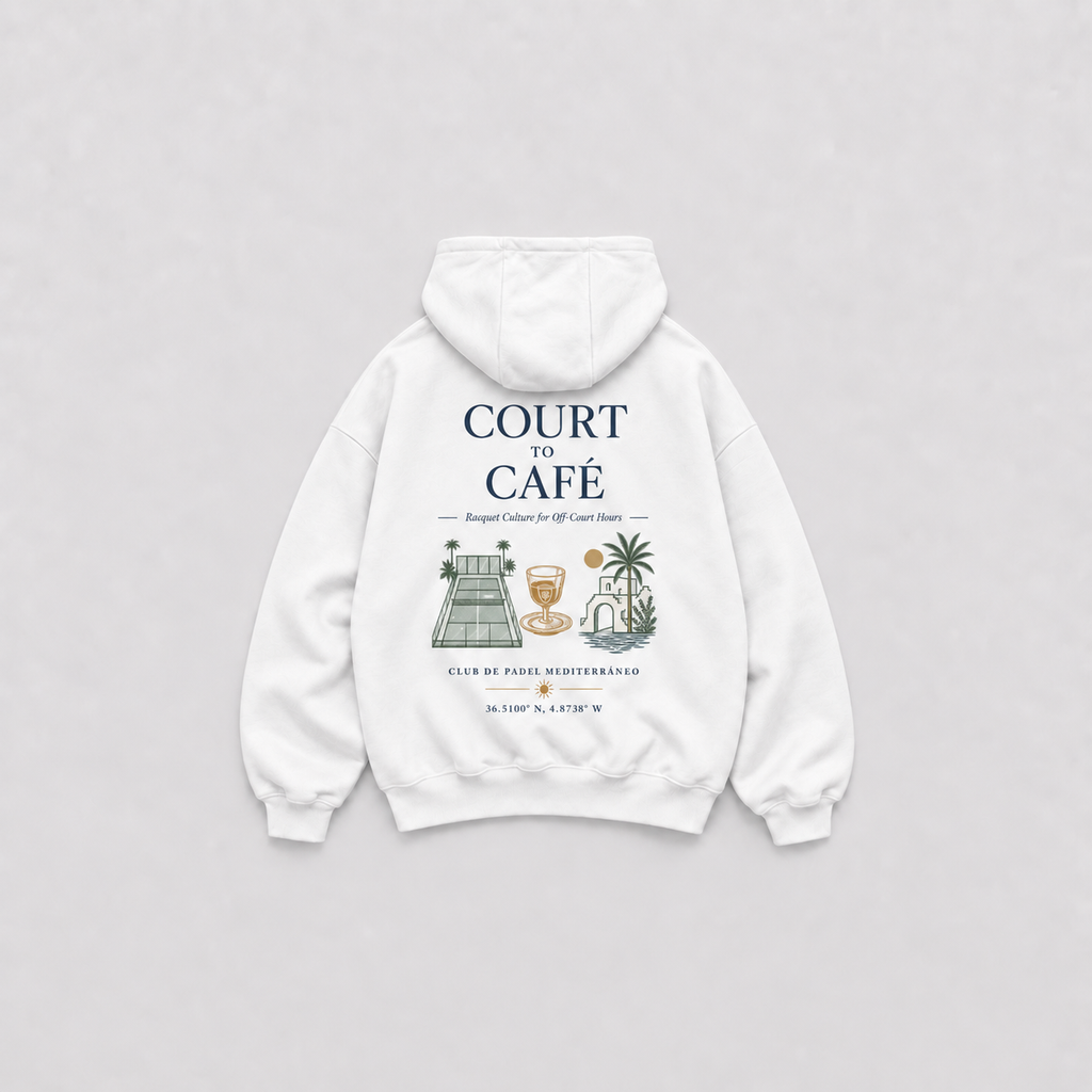 COURT TO CAFE OVERSIZED HOODIE