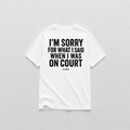 COURT TALK TEE