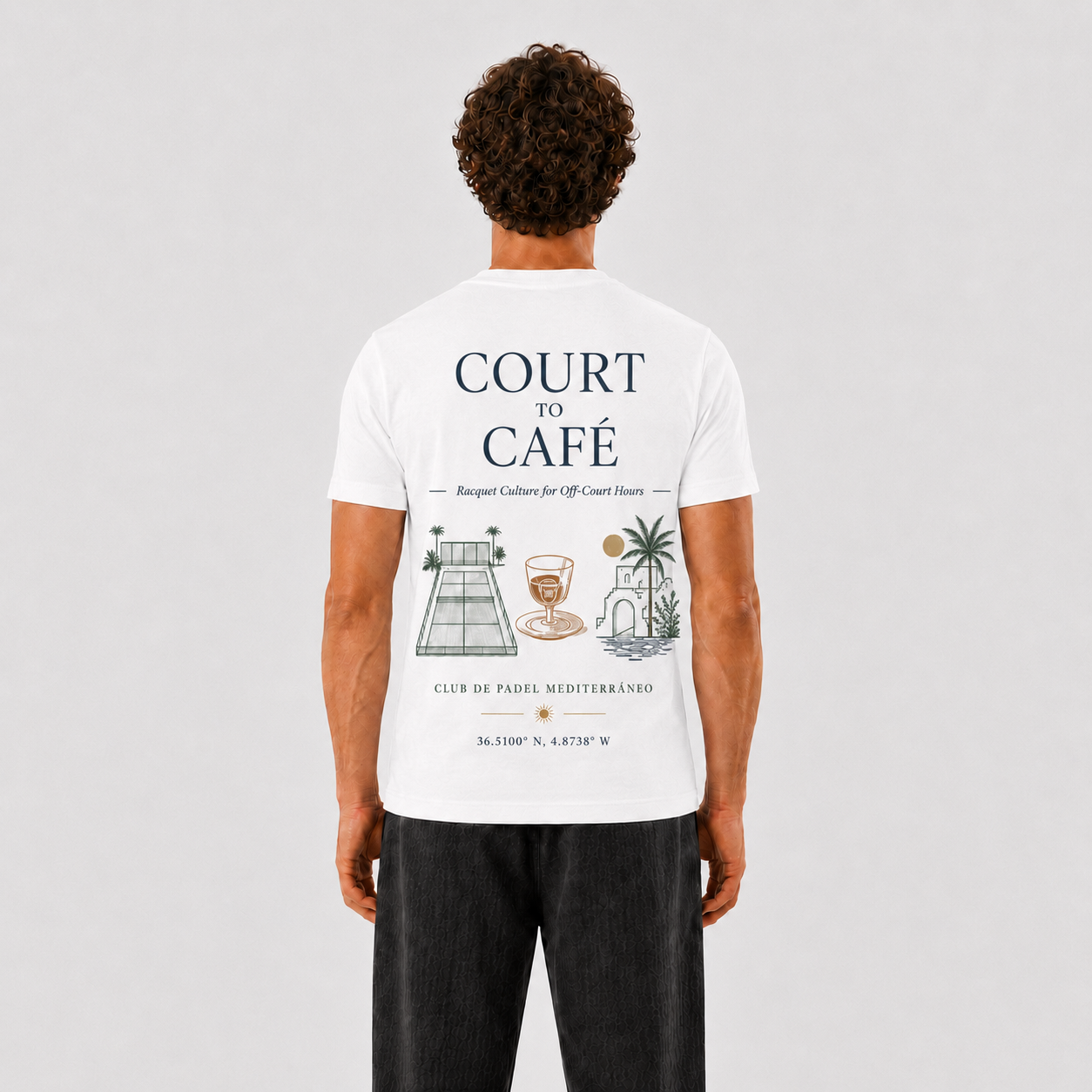 COURT TO CAFE TEE