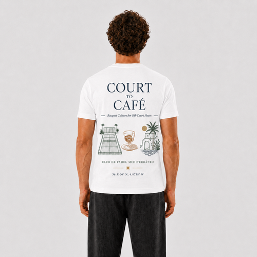 COURT TO CAFE TEE