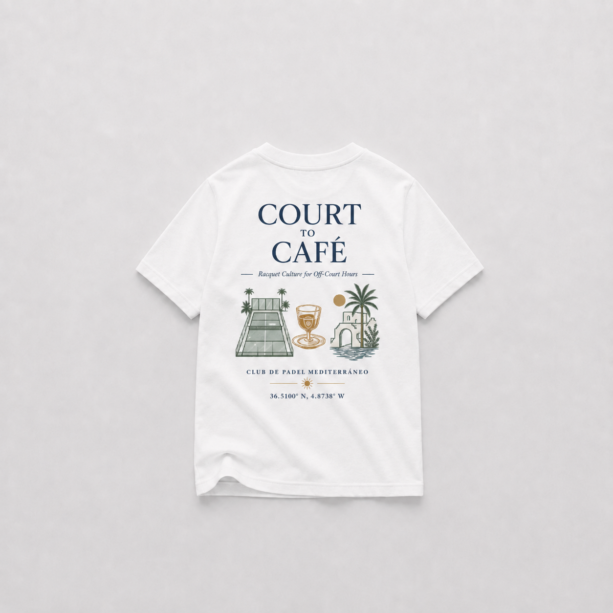 COURT TO CAFE TEE