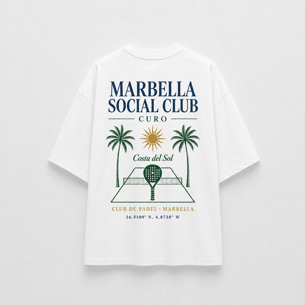 MARBELLA SOCIAL CLUB OVERSIZED TEE