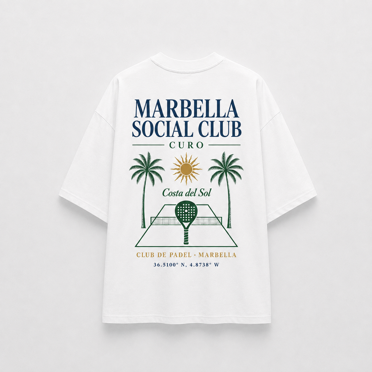 MARBELLA SOCIAL CLUB OVERSIZED TEE