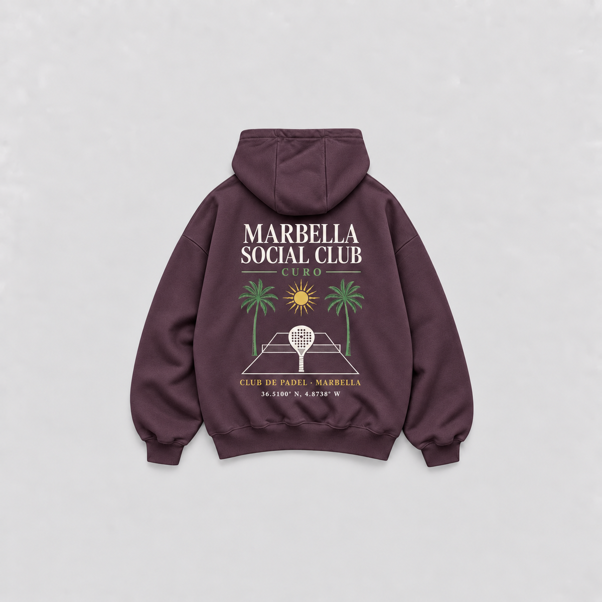MARBELLA SOCIAL CLUB OVERSIZED HOODIE