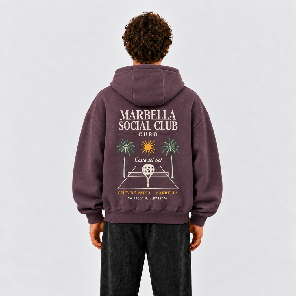 MARBELLA SOCIAL CLUB OVERSIZED HOODIE