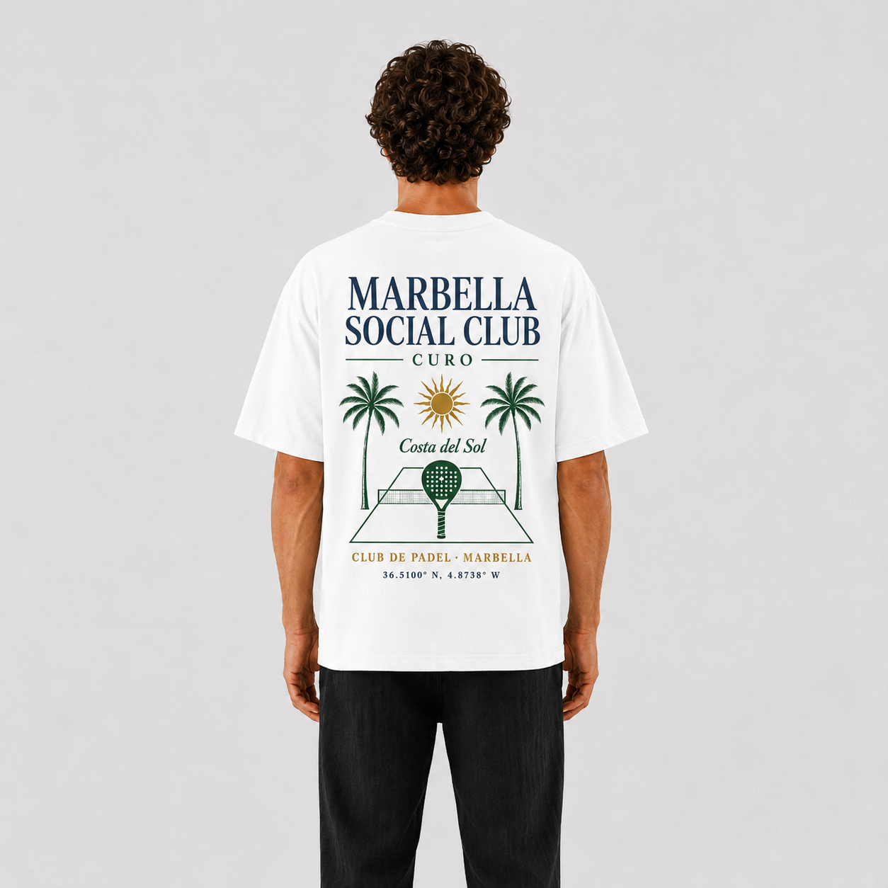 MARBELLA SOCIAL CLUB OVERSIZED TEE