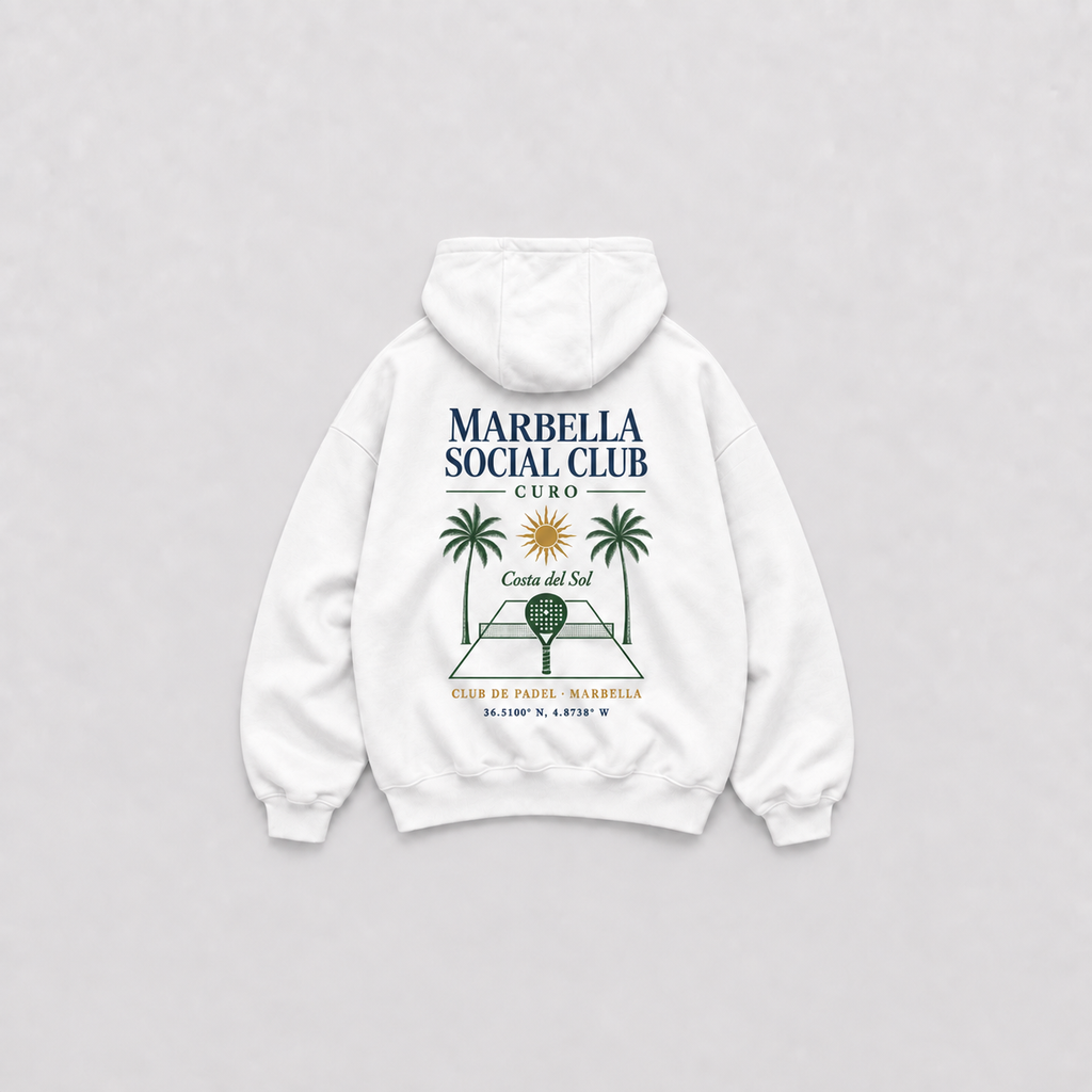 MARBELLA SOCIAL CLUB OVERSIZED HOODIE