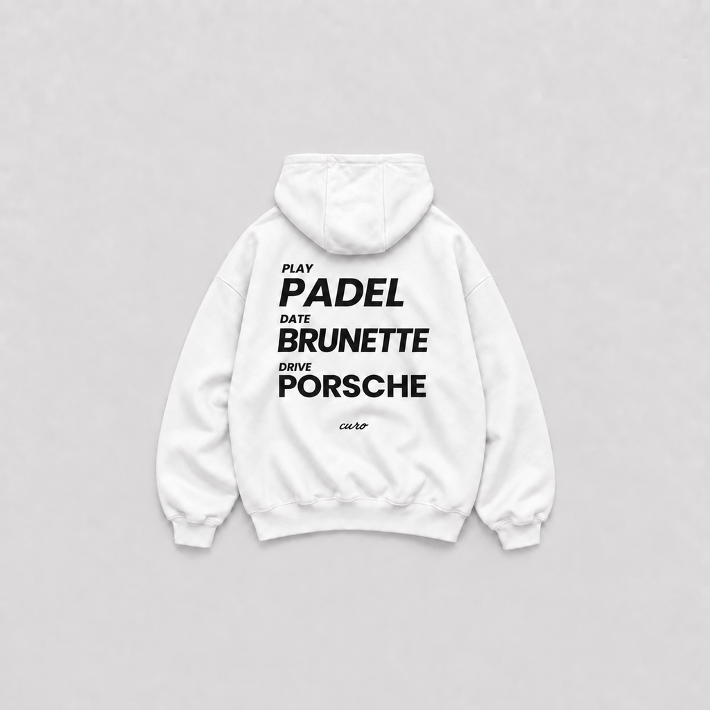 PADEL & BRUNETTES OVERSIZED HOODIE