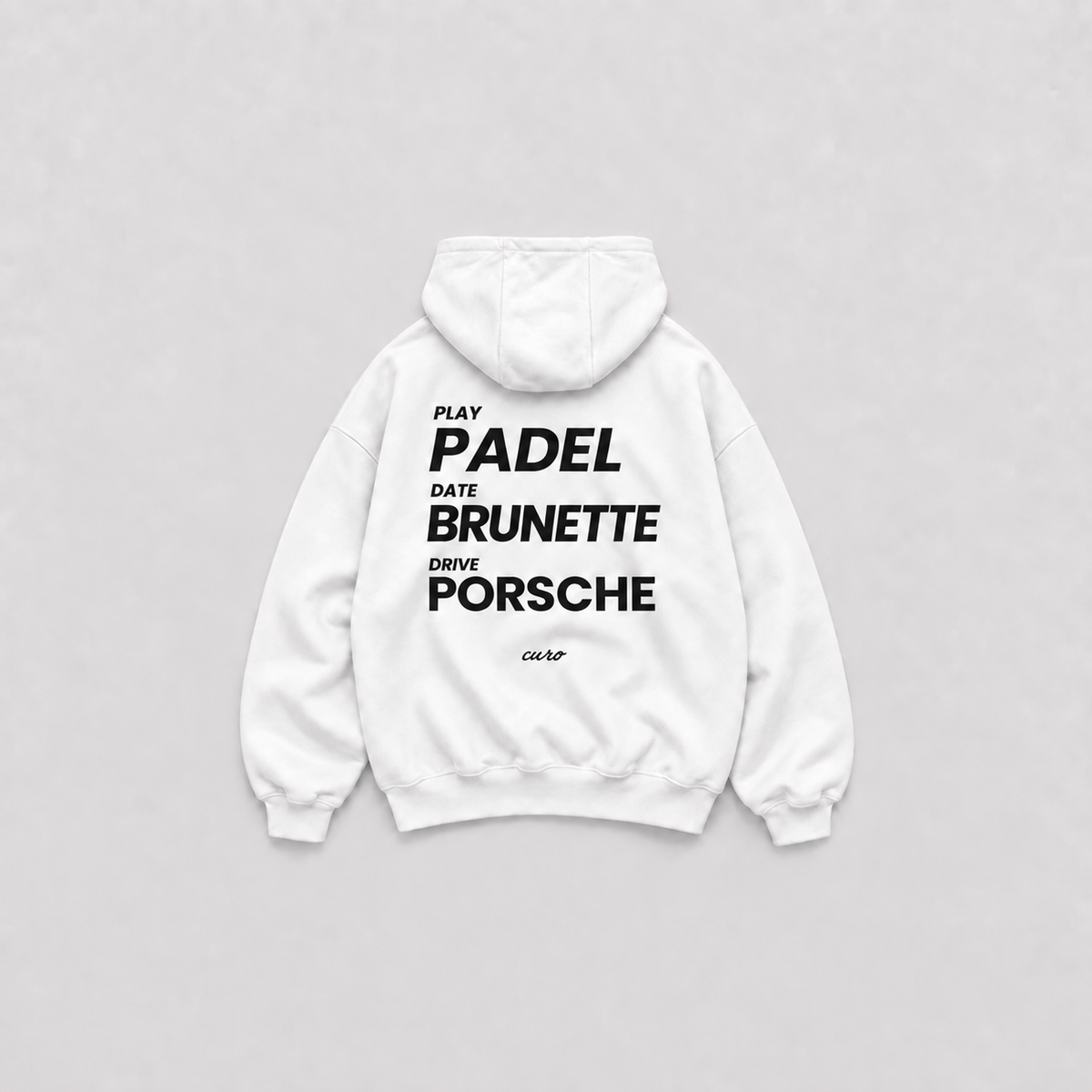 PADEL & BRUNETTES OVERSIZED HOODIE