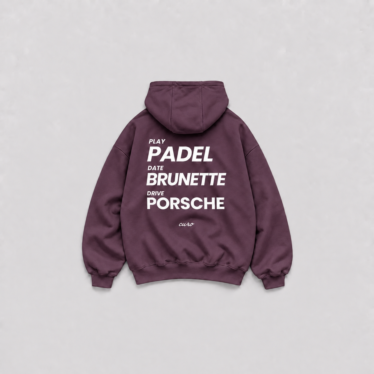 PADEL & BRUNETTES OVERSIZED HOODIE
