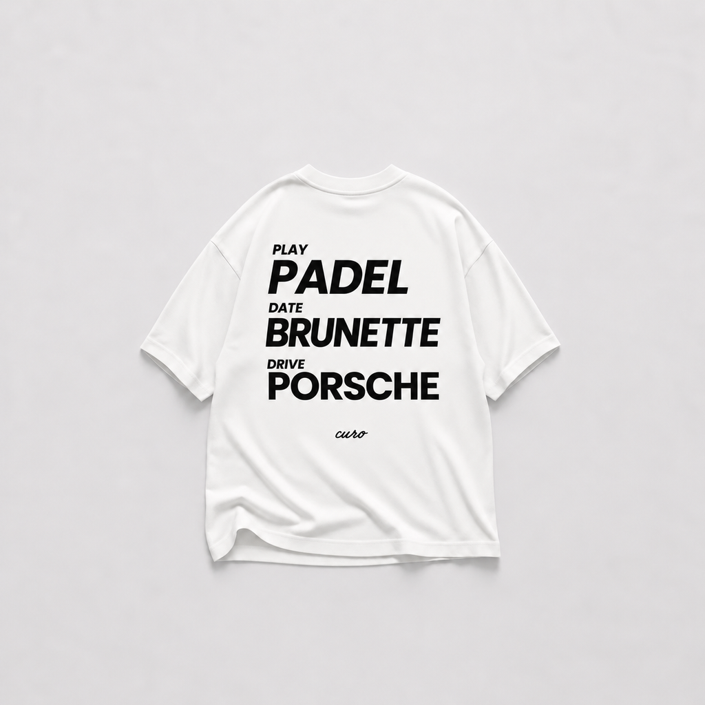 PADEL & BRUNETTES OVERSIZED TEE