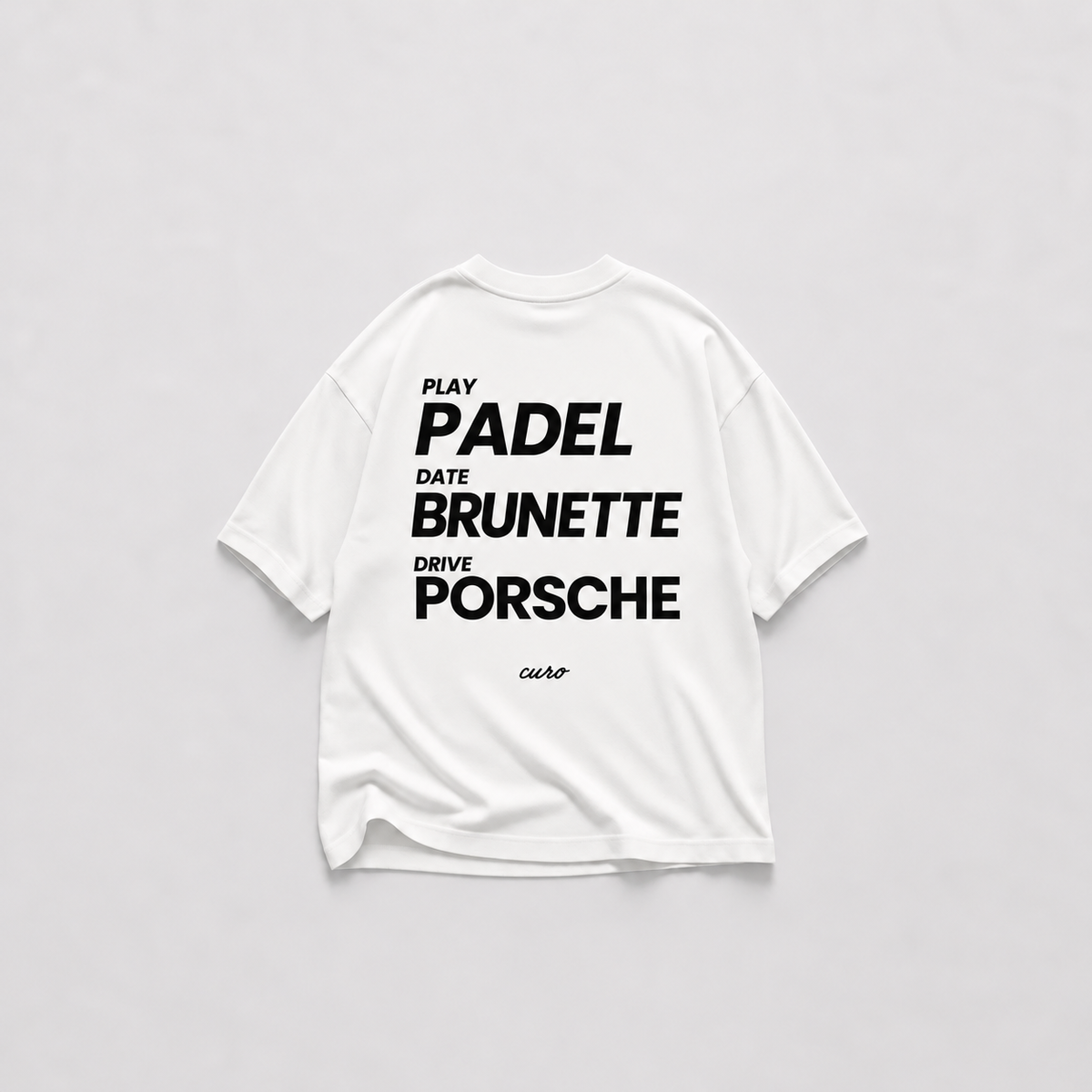 PADEL & BRUNETTES OVERSIZED TEE