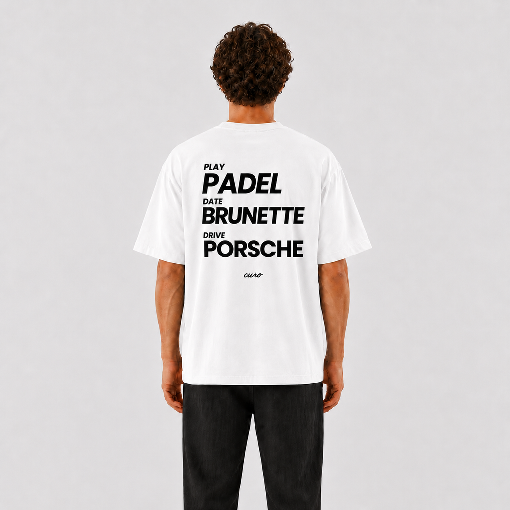 PADEL & BRUNETTES OVERSIZED TEE