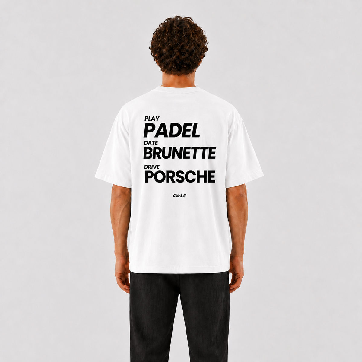 PADEL & BRUNETTES OVERSIZED TEE