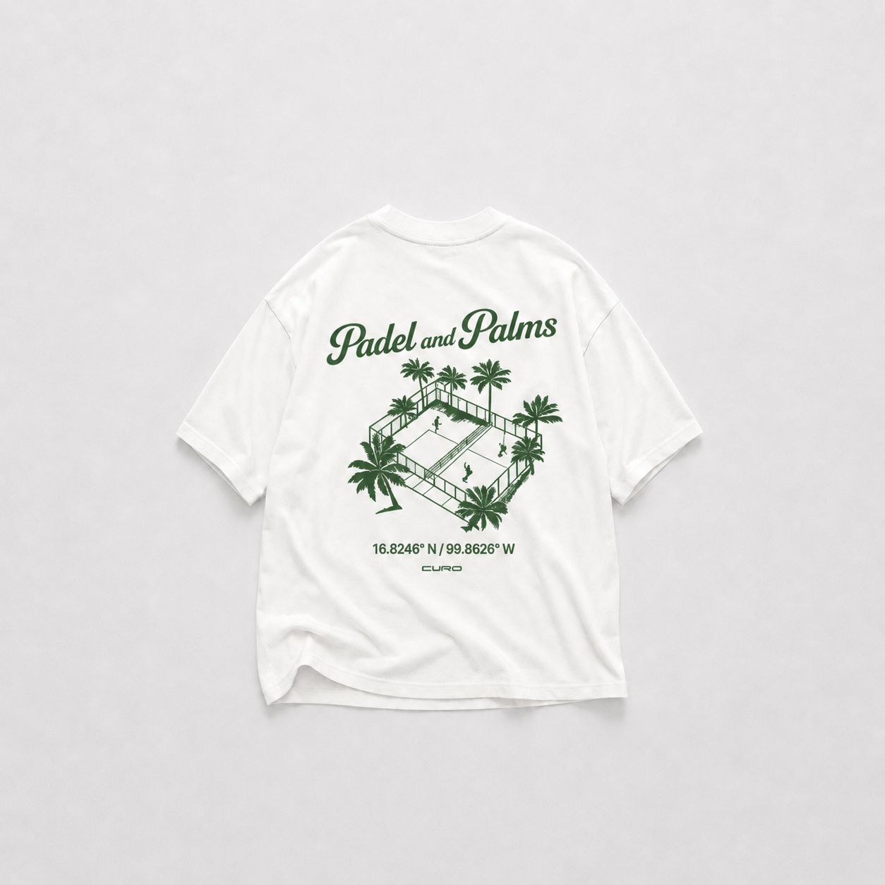 PADEL & PALMS OVERSIZED TEE