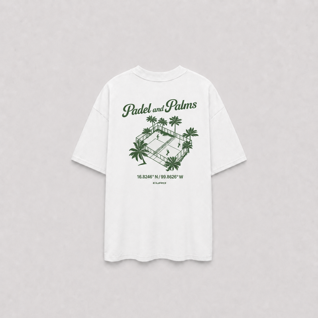 PADEL & PALMS OVERSIZED TEE