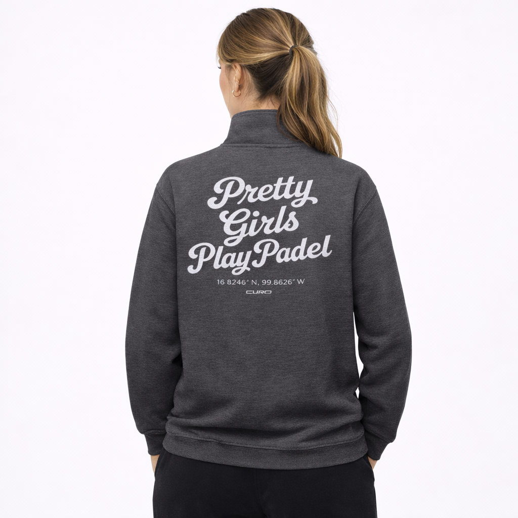 PRETTY GIRLS PLAY PADEL HALF ZIP