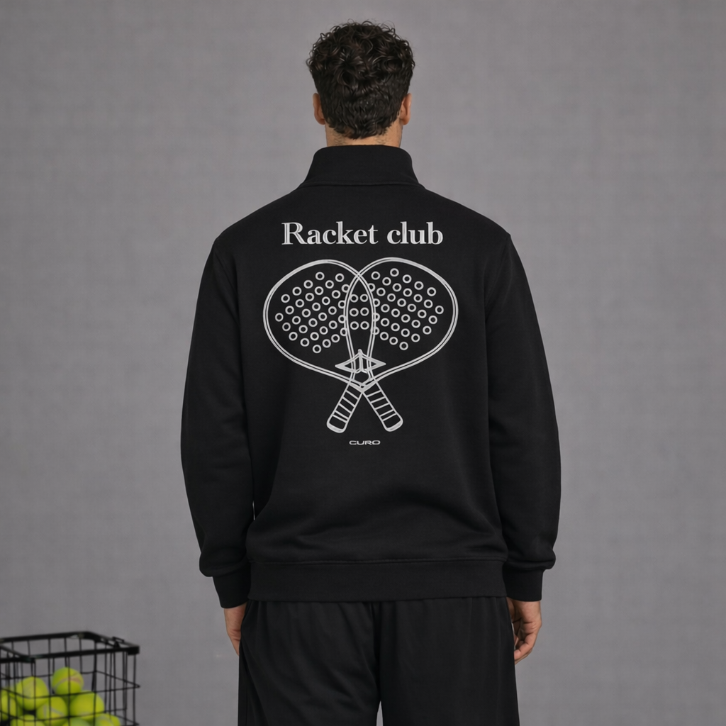 RACKET CLUB HALF ZIP